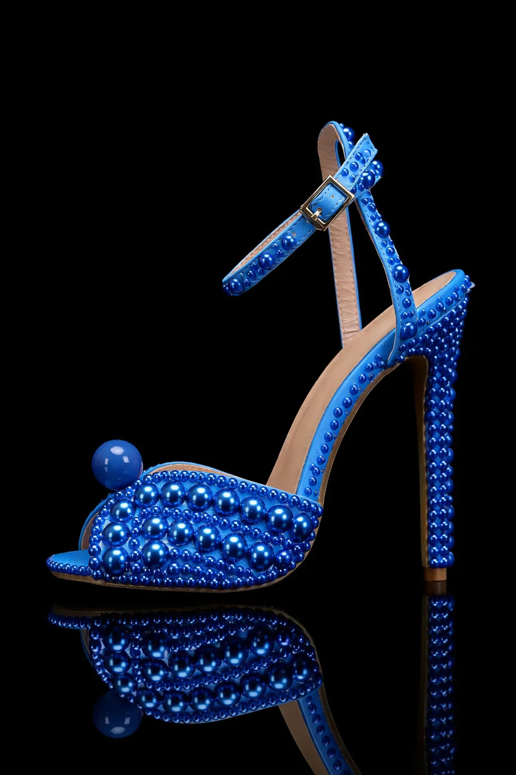 Celestia Pearl Crystal Heels