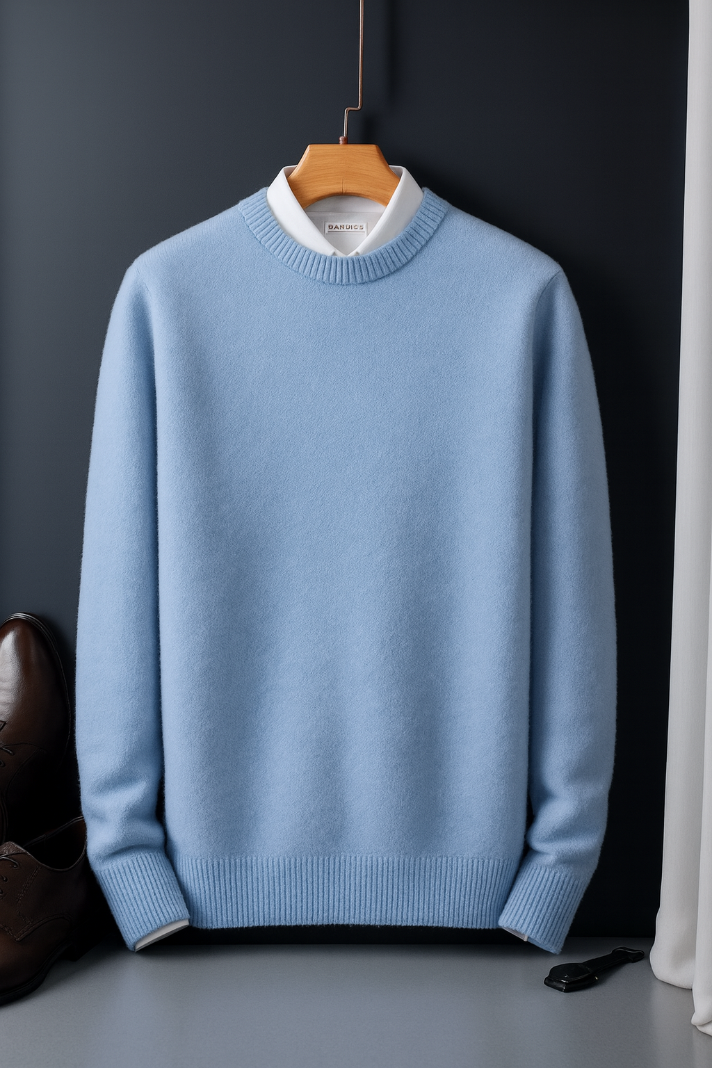 Cashmere O Neck Sweater