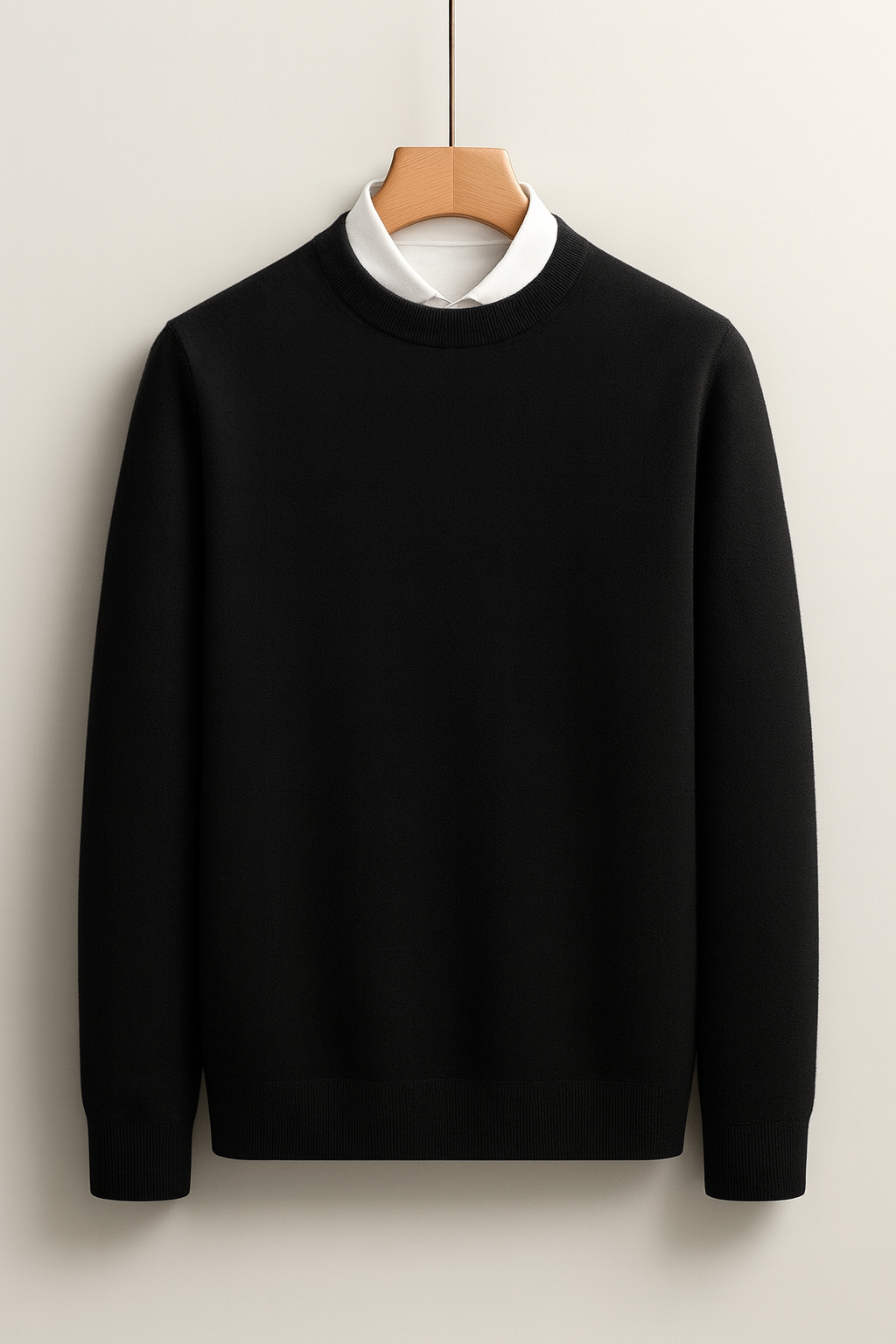 Cashmere O Neck Sweater