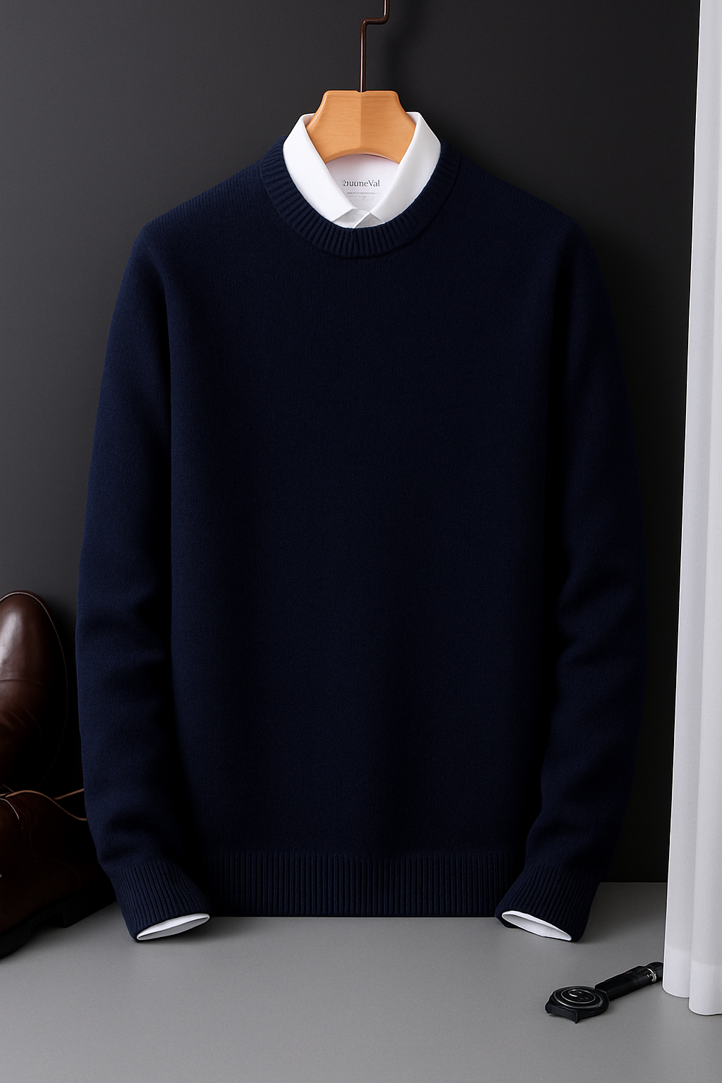 Cashmere O Neck Sweater