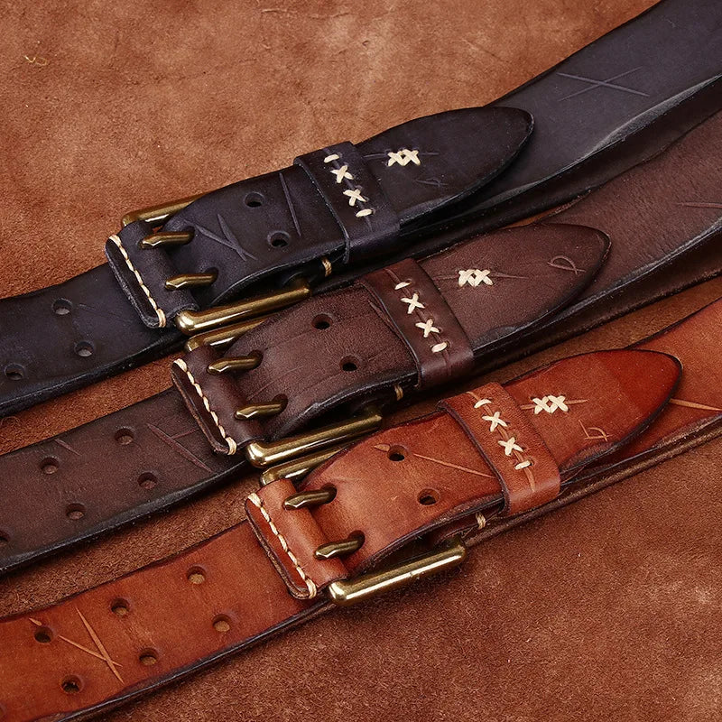 Genuine Leather Tactical Belt