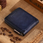 Leather Zipper Wallet