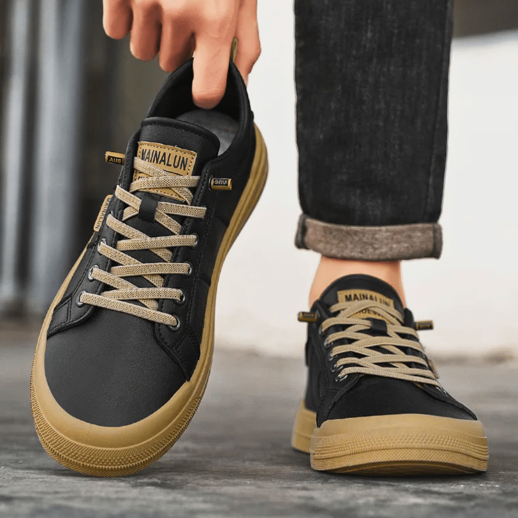 Harringtion Leather Trainers