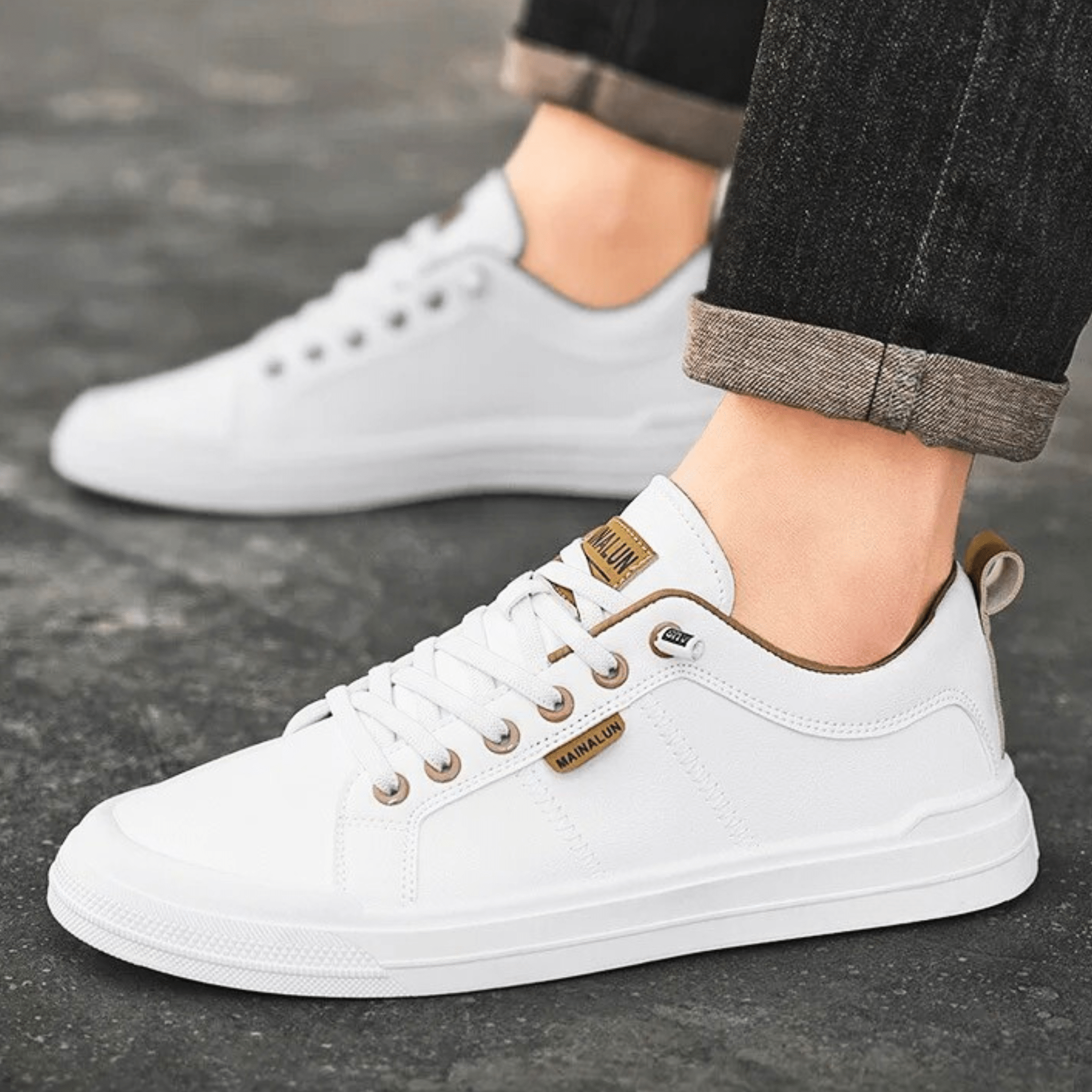 Harringtion Leather Trainers